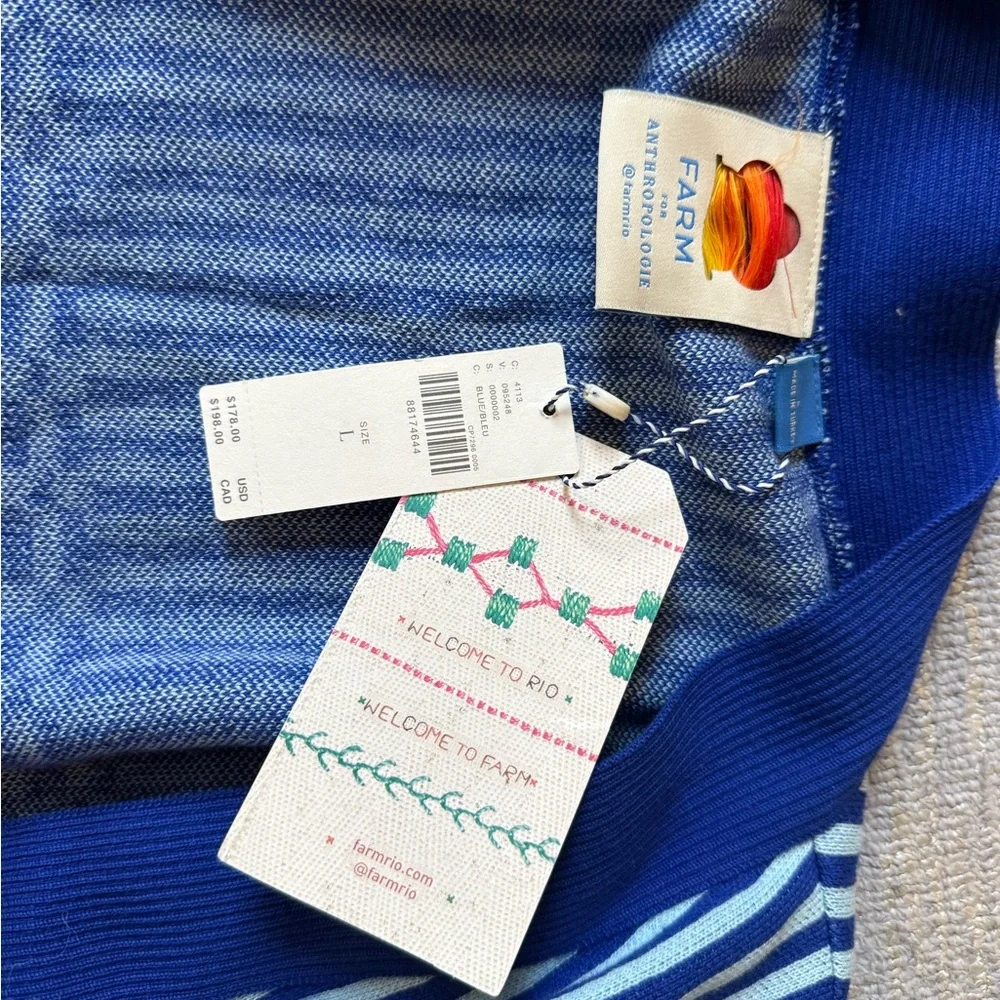 NWT Farm Rio x Anthropologie Printed Cardigan - Picture 7 of 9